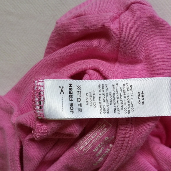 joe fresh basic purple cotton snap sleeper footless pajamas 6-12 months baby - Picture 5 of 6